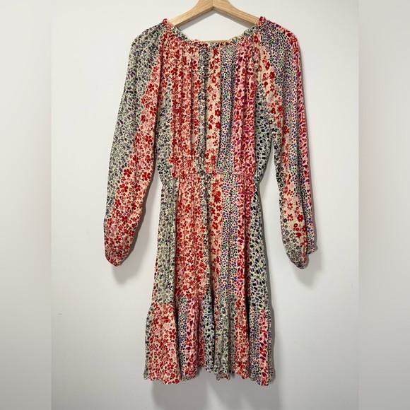 Suncoo Clotilde Short Dress in Multi-Coloured Print size XS - Picture 7 of 12